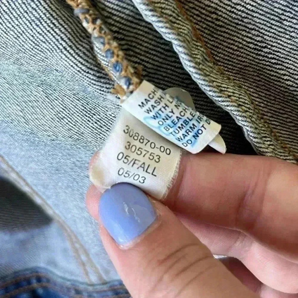 GAP Kids (Girl) Gap Stretch Jean Jacket  SIZE XS (4-5) - Picture 6 of 6